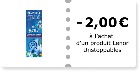 -2,00€ à l’achat de Lenor Unstoppables 