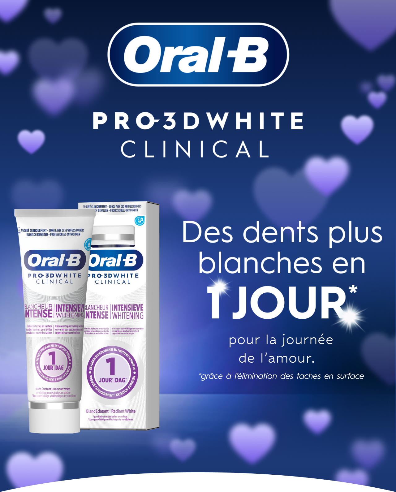 Des dents plus blanches en 1 jour