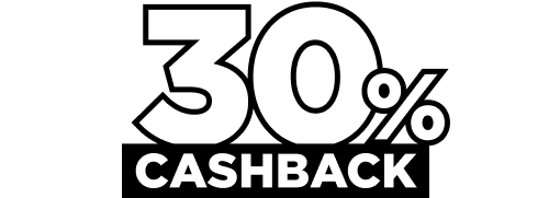 30% cashback