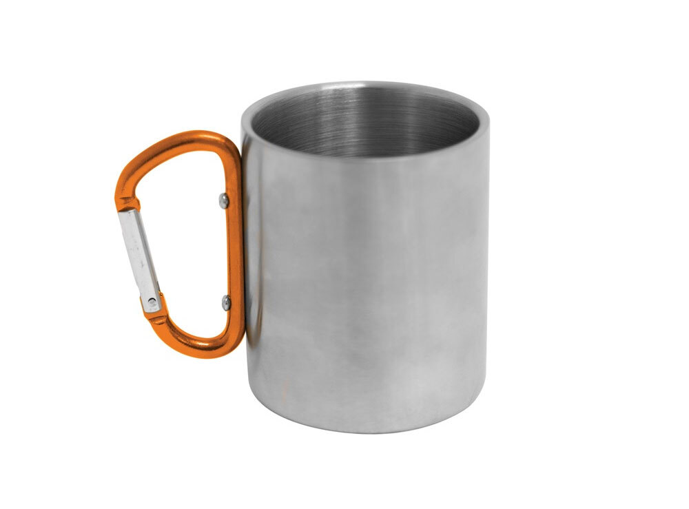 Kiwi Camping Stainless Steel Mug with Carabiner Handle