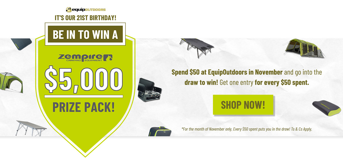 Be in to win a $5k prize pack!