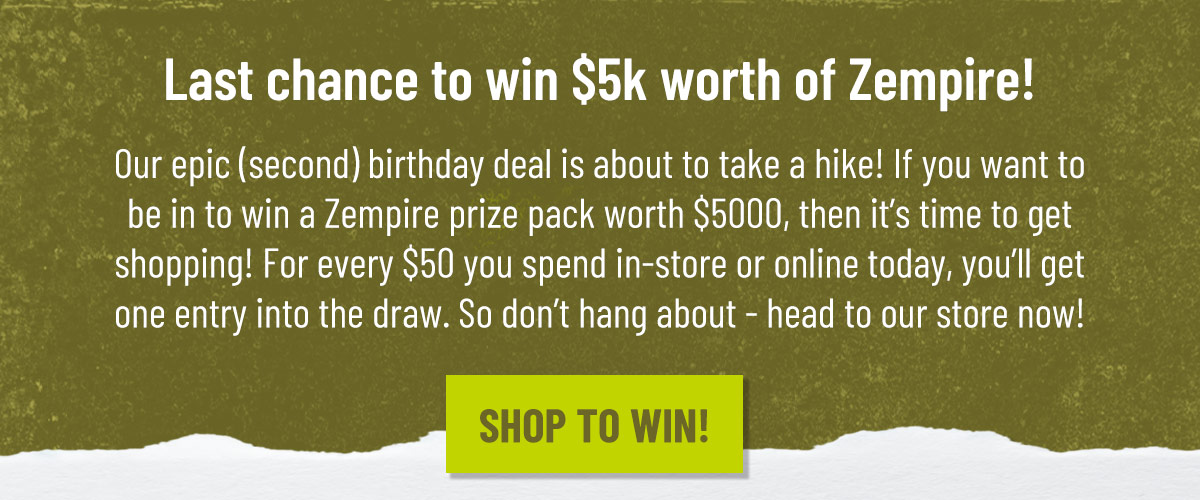 LAT CHANCE TO ENTER OUR $5K GIVEAWAY!