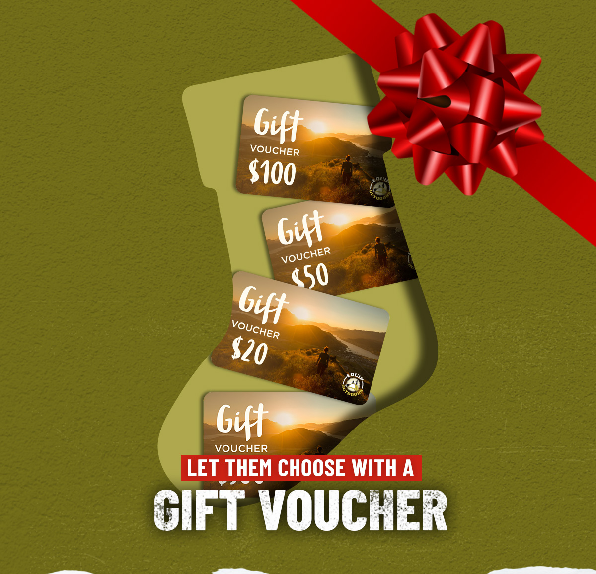 Let them choose with a GIFT VOUCHER!