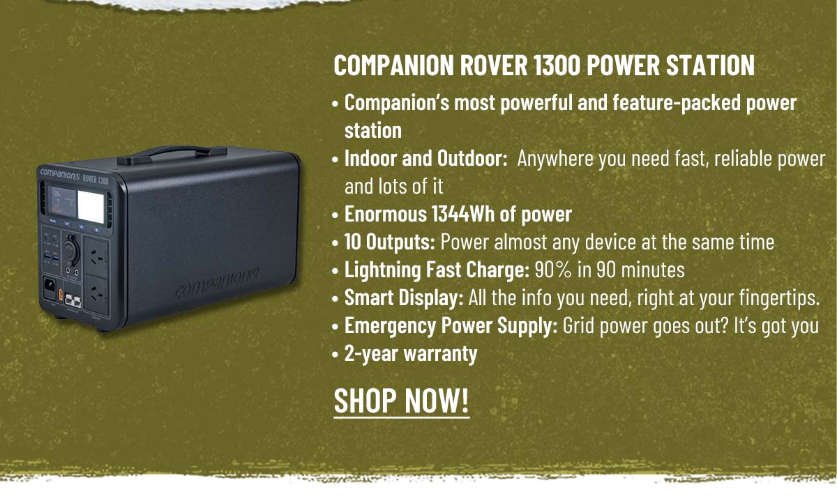 Companion Rover 1300 Power Station!