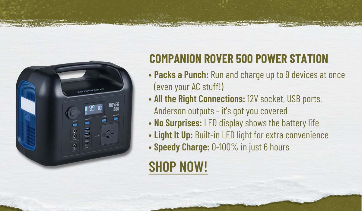 Companion Rover 500 Power Station - Shop Now!