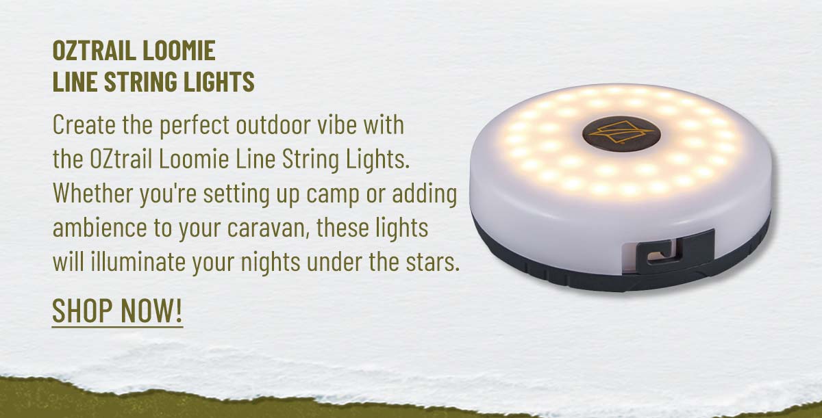 OZtrail Loomie Line String Lights - Shop Now!