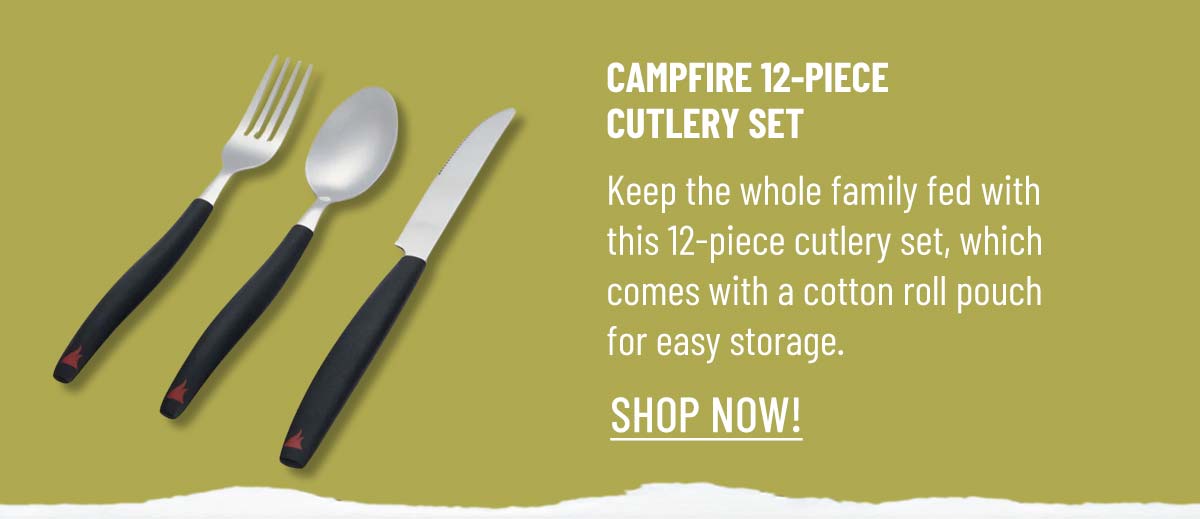 Campfire 12-Piece Cutlery Set - Shop Now!