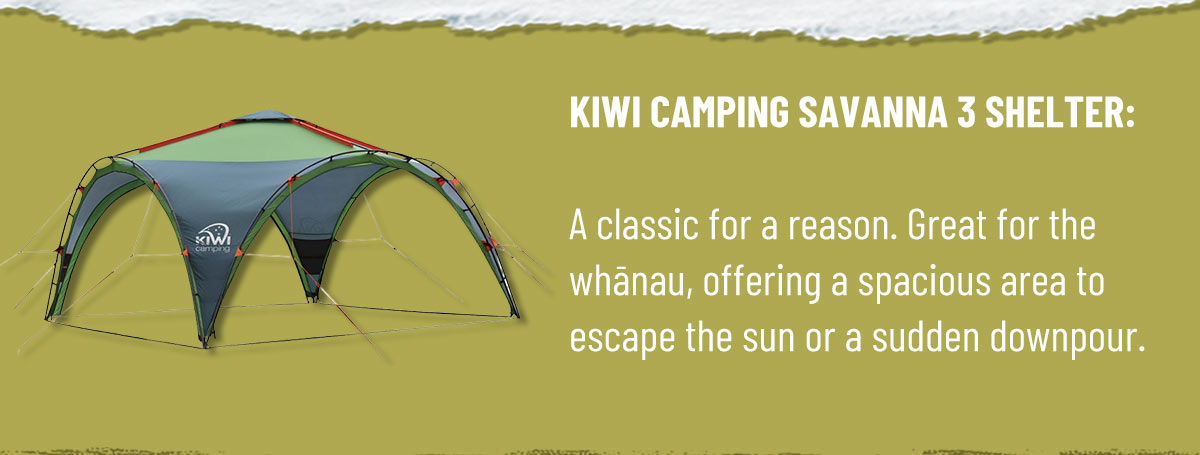 Kiwi Camping Savanna 3 Shelter - Shop Now!