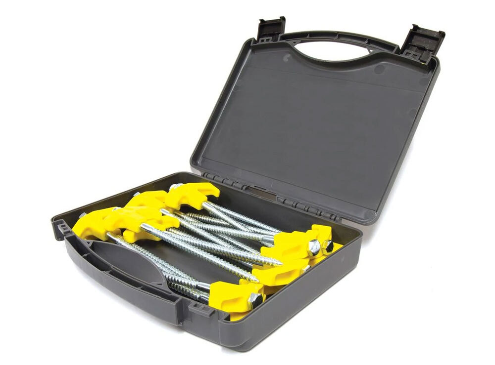 OZtrail Screw in Tent Peg Set 16 Piece