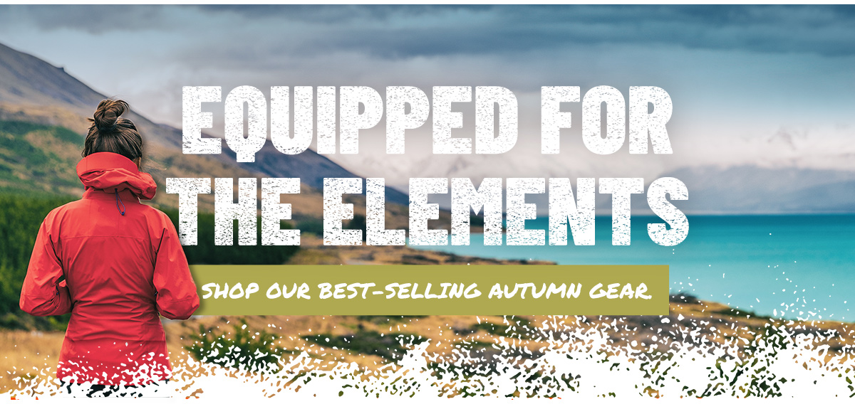 Equipped for the elements. Shop our best-selling gear!