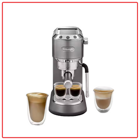 DeLonghi EC885.GY Dedica Arte Grey Pump Espresso Coffee Machine