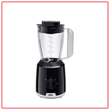Braun JB1000BK 1.25L PowerBlend 1 SmoothCrush Blade System Jug Blender