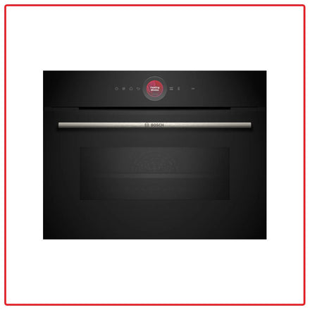 Bosch HSG7364B1 60cm Series 8 Built-in Oven with Steam Function (Black)