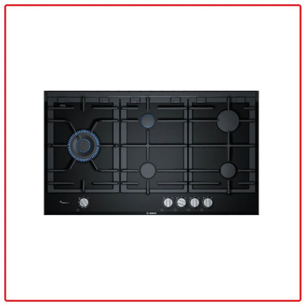 Bosch PRS9A6B70 90cm Series 8 Built-in  Ceramic Gas Hob (Black)