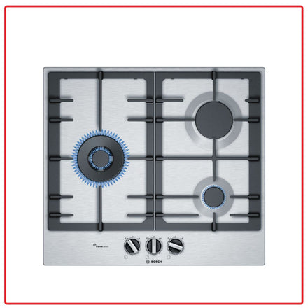 Bosch PCC6A5B90 60cm Built-In FlameSelect Stainless Steel Gas Hob