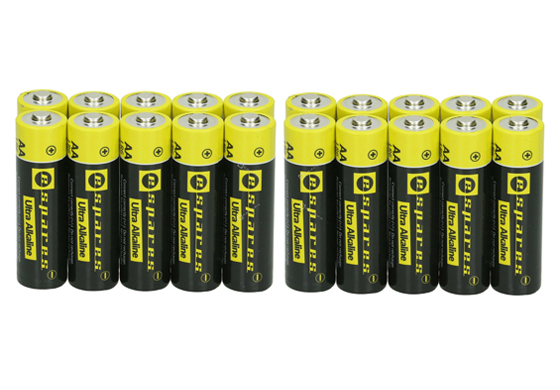 eSpares Ultra Alkaline AA Batteries - Pack of 20