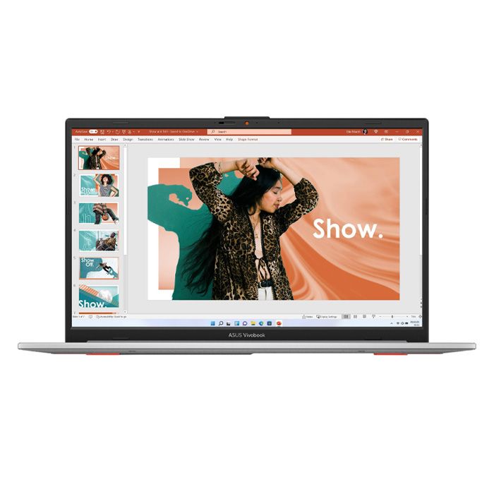 Image of Asus Vivobook Go 15″ FHD Laptop | Ryzen 5 7520U, 8 GB, 512 GB (Cool Silver)