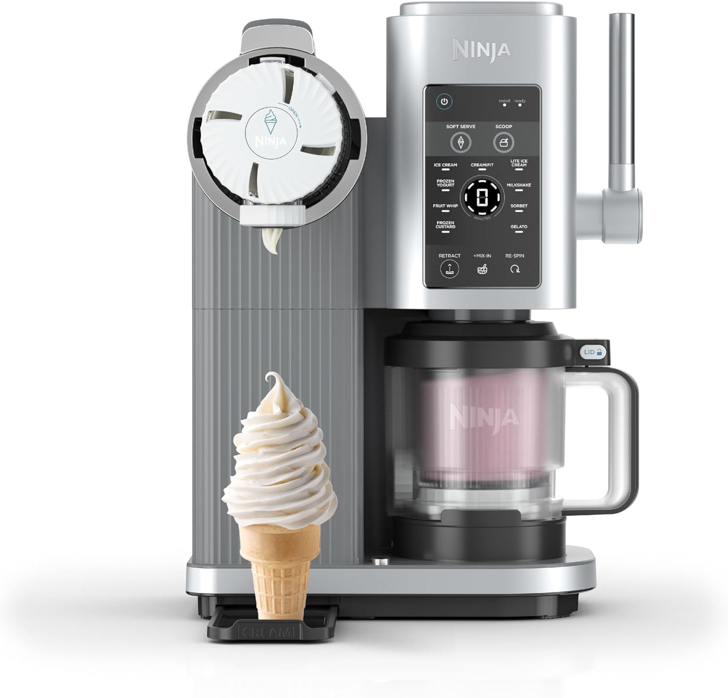 Image of Ninja Swirl by CREAMi 13‑in‑1 Soft Serve & Ice Cream Maker | NC701UK