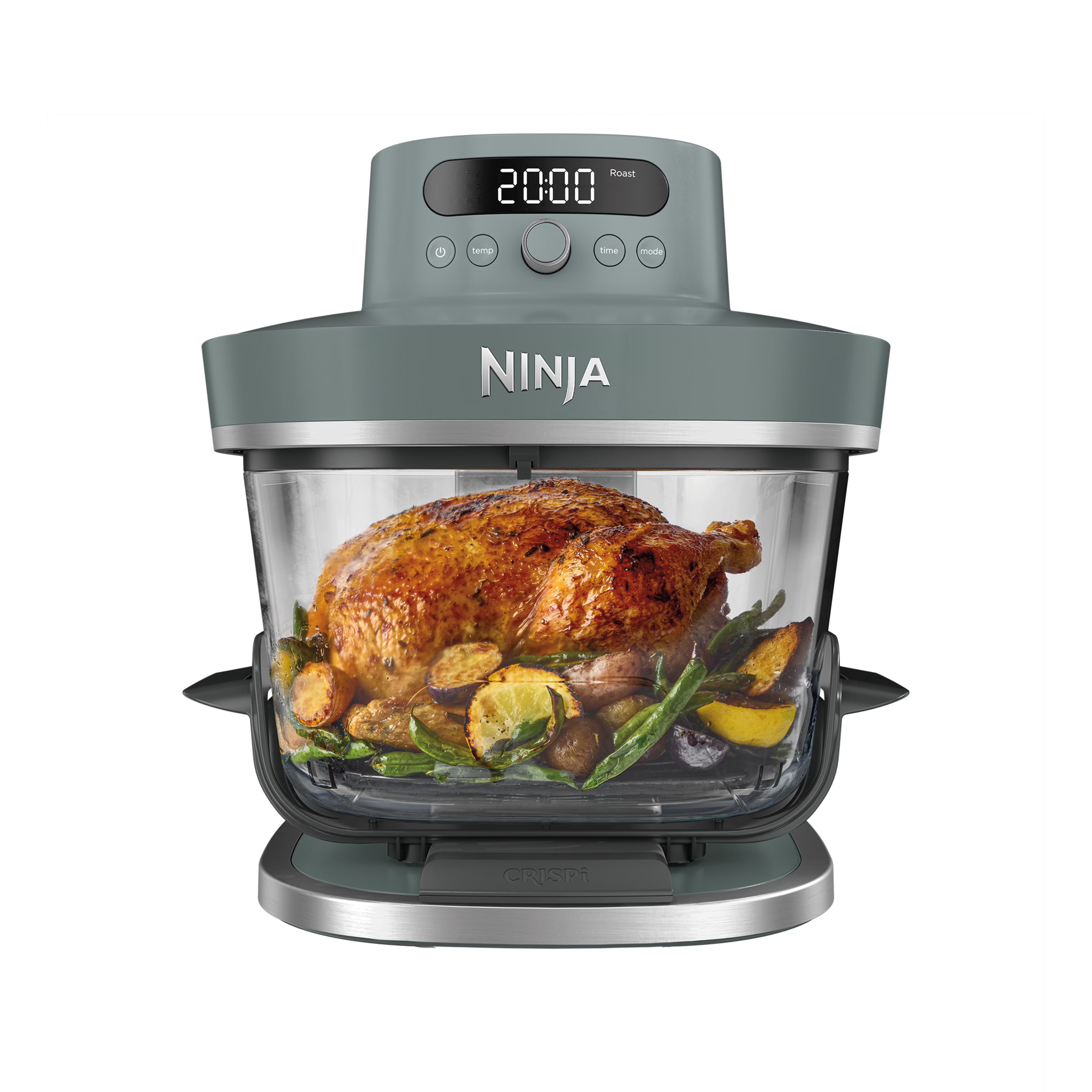 Image of Ninja CRISPi PRO 7-in-1 XL Glass Air Fryer – Ash Grey | AS101UKGY
