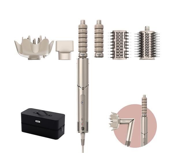 Image of Shark FlexStyle 5-in-1 Air Styler & Hair Dryer - Stone | HD446SLUK