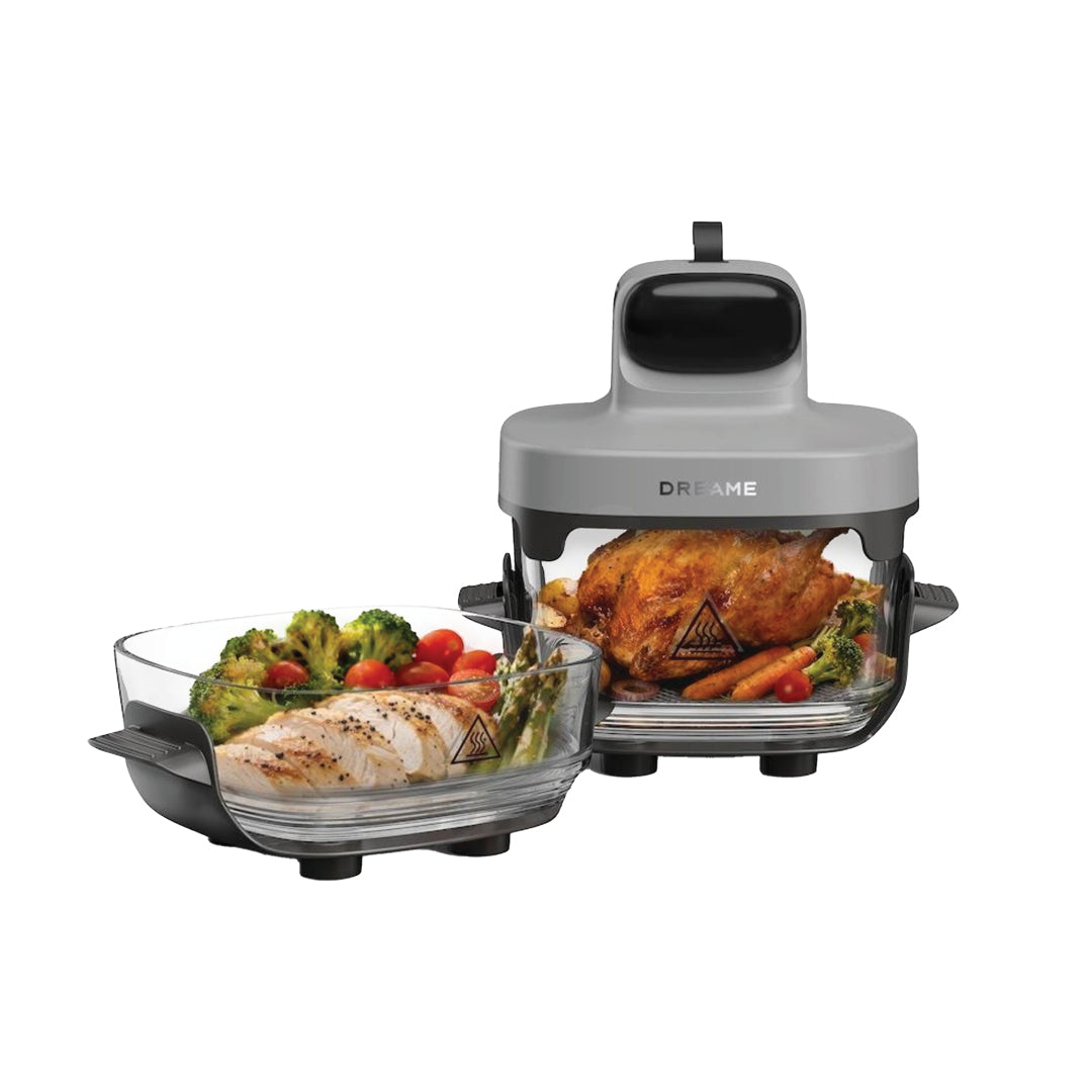 Image of Dreame Tasti 5-in-1 Glass Air Fryer Grey | PT60_GREY