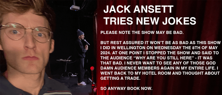 Jack Ansett Tries New Jokes