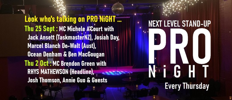 PRO NiGHT... Next Level Premium Live Comedy in 2025