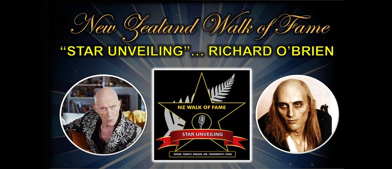 NZ Walk of Fame Richard O'Brien Star Unveiling