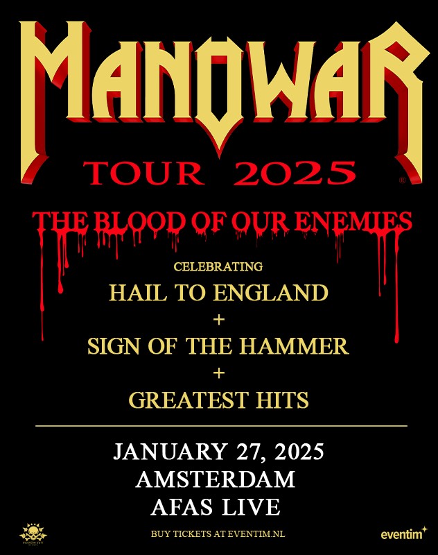 Boek nu tickets voor MANOWAR