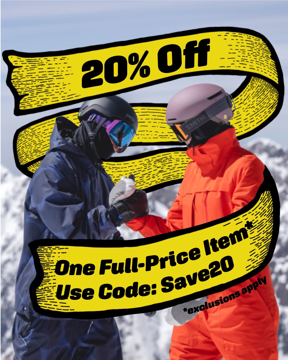 20% Off One Full-Price Item - exclusions apply. Use code: Save20