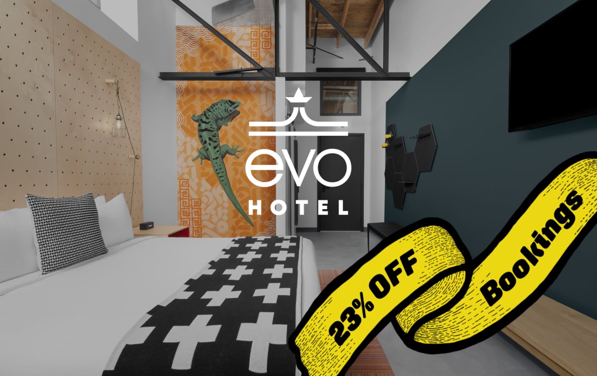 23% Off evo Hotel