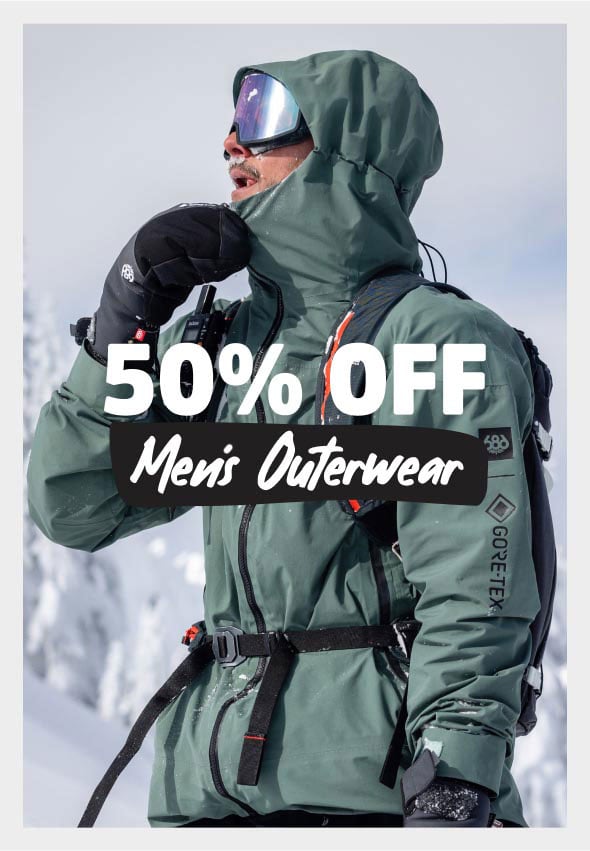 50% Off Men's Outerwear