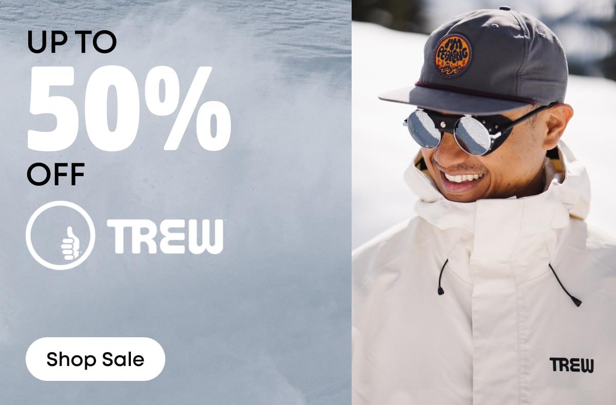 Up to 50% off TREW