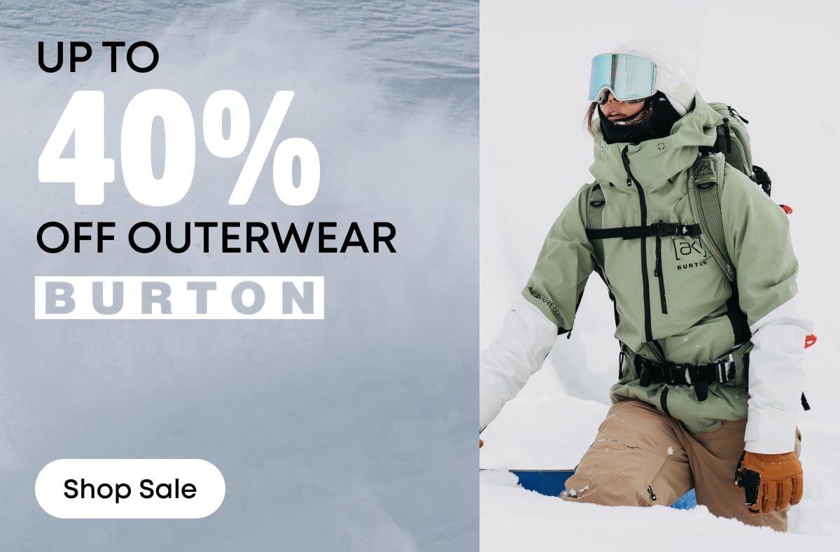 Up to 40% Off Burton Outerwear