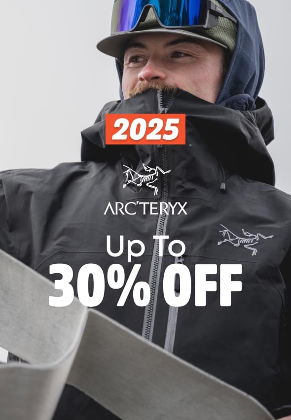 Up to 30% off Arc'teryx