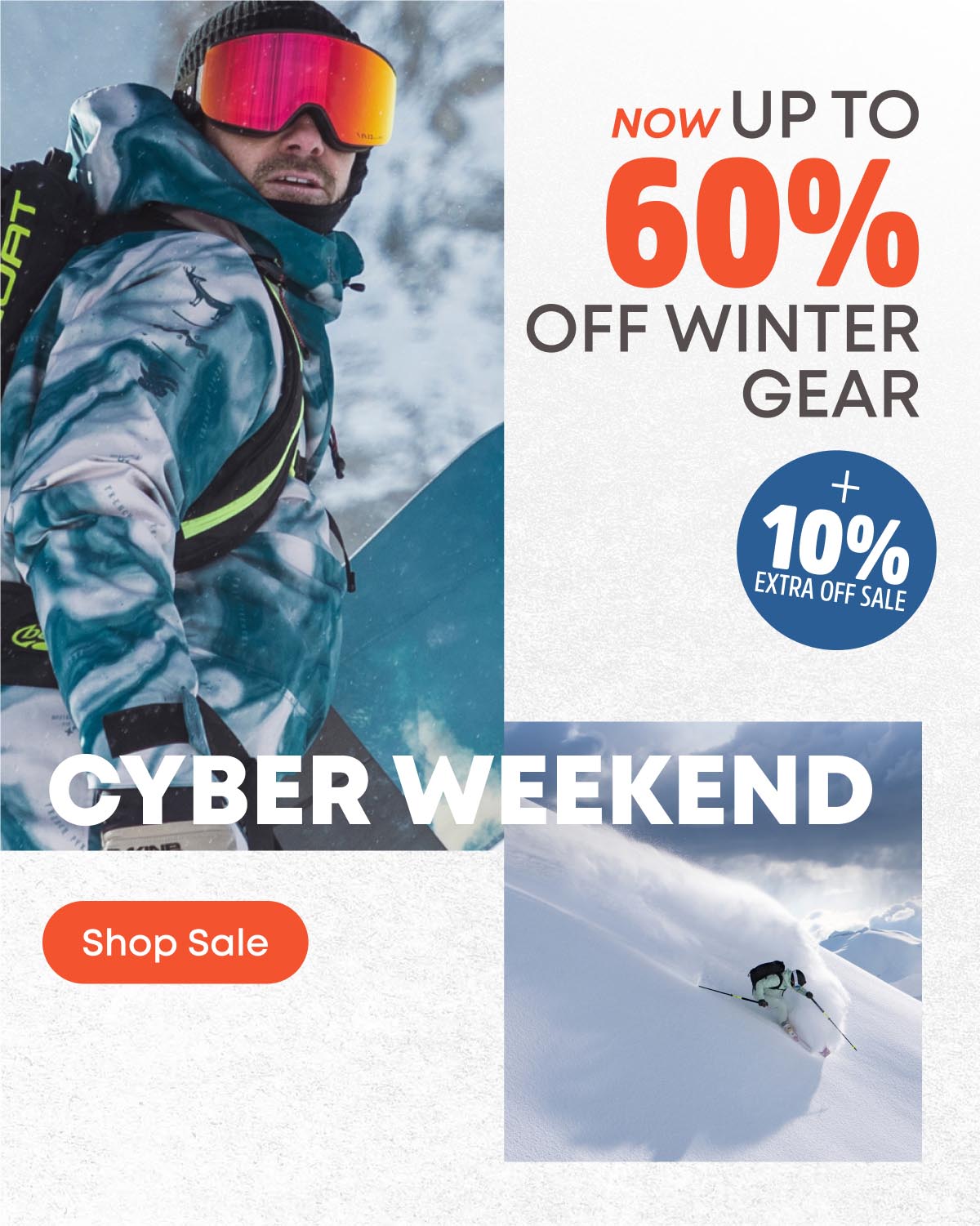 Up to 50% Off Winter Gear - Cyber Weekend. Shop Sale