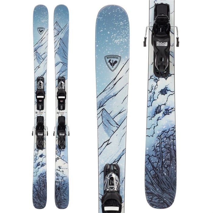 Rossignol Black Ops 92 Skis + Xpress 11 GW Bindings 2024