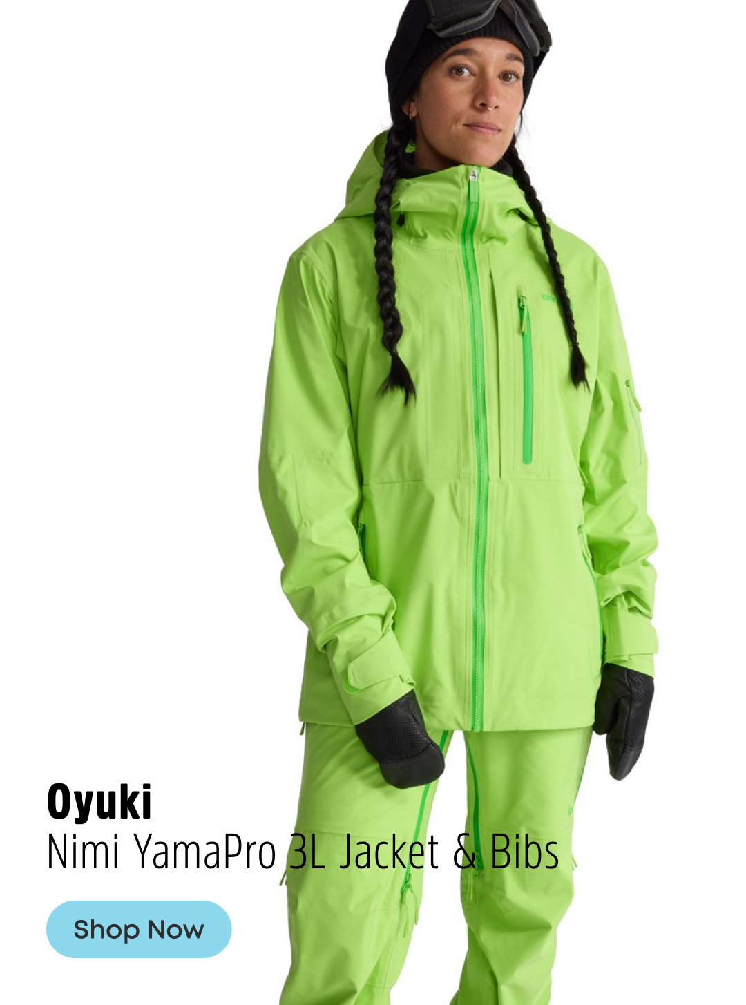 Oyuki Nimi YamaPro 3L Jacket & Bibs - Shop Oyuki