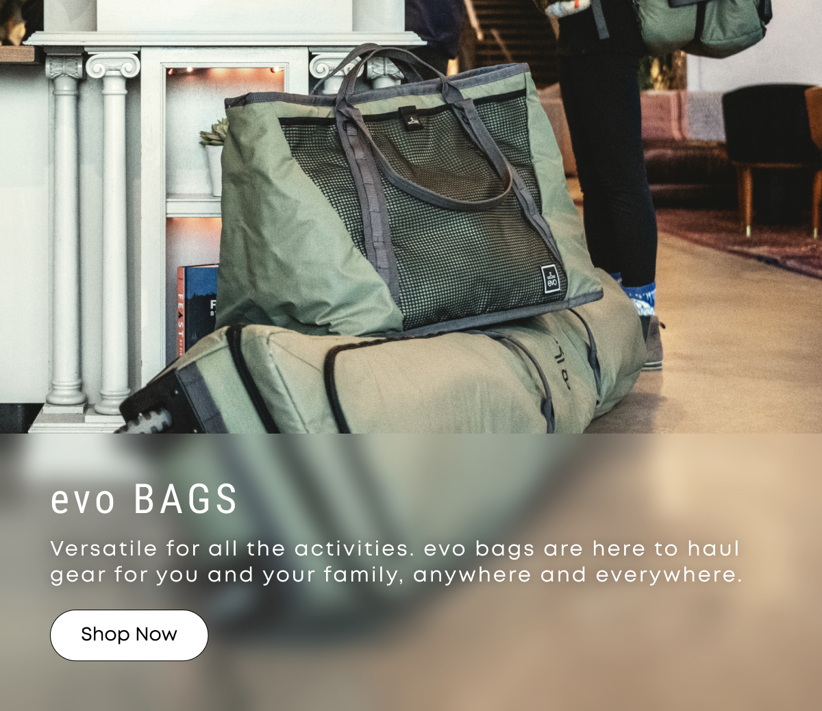 evo Bags - Shop versatile bags for all your activities.