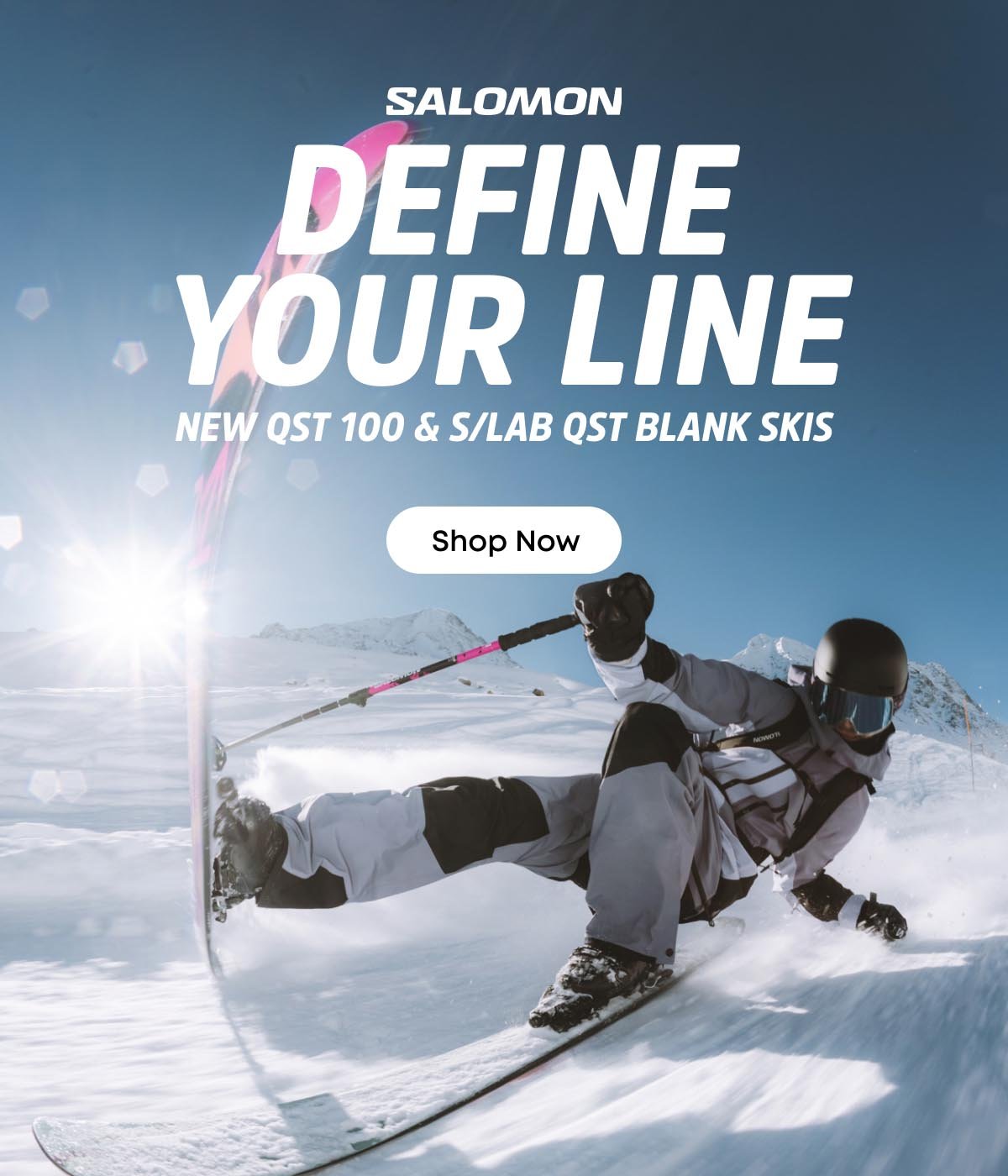 New QST 100 & S/LAB QST Blank Skis