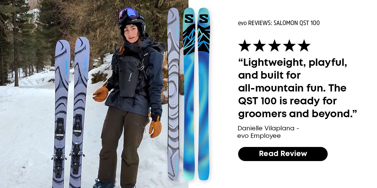 evo Reviews: Salomon QST 100 Skis