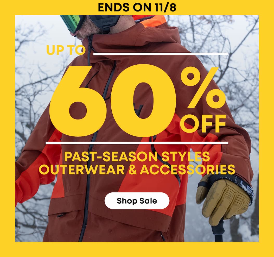 Up to 60% Off Past-Season Styles, Outerwear, Accessories. Shop Sale