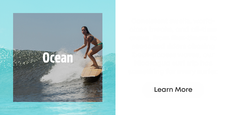 Ocean surf trips. Consistent swells, world-class breaks, and all-time crews. From first-timers to seasoned riders chasing boat-acces waves, our Nicaragua surf trip has something for every surfer.