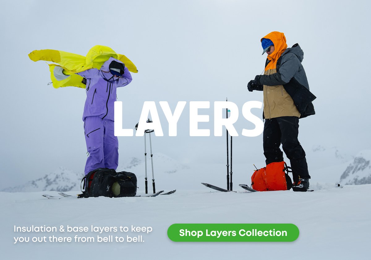 Layers - insulation & base layers to keep you out from bell to bell. Shop Layers Collection. 