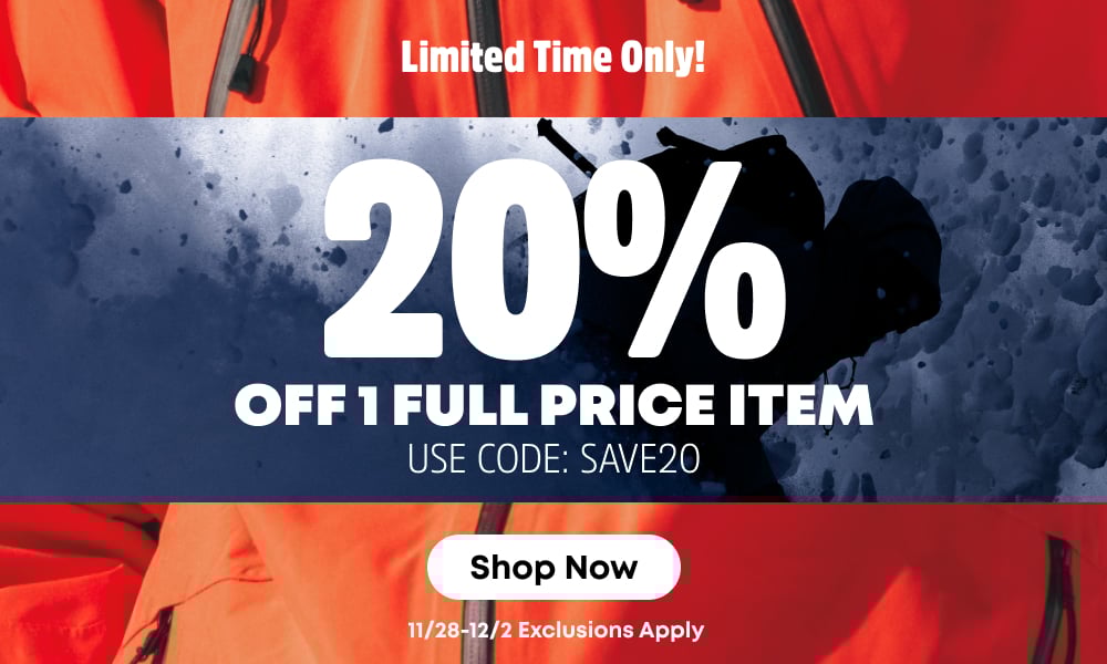 Limited Time Only! 20% Off 1 Full Price Item. Use Code SAVE20. Shop Now.