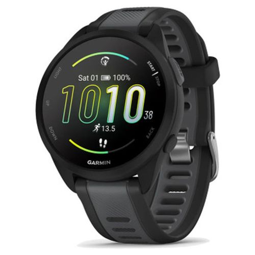 Garmin Forerunner 165 Smart Watch - Black and Slate Grey | 010-02863-20