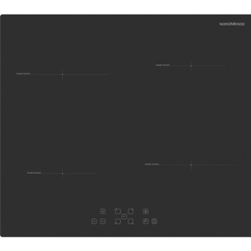 NordMende 60cm 4 x Zone Touch Control Induction Hob Black Frameless | HCI63FL