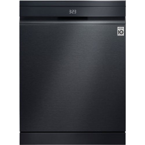 LG 14 Place TrueSteam 60cm Freestanding Dishwasher - Matte Black | DF587HMS.ABMQEUK