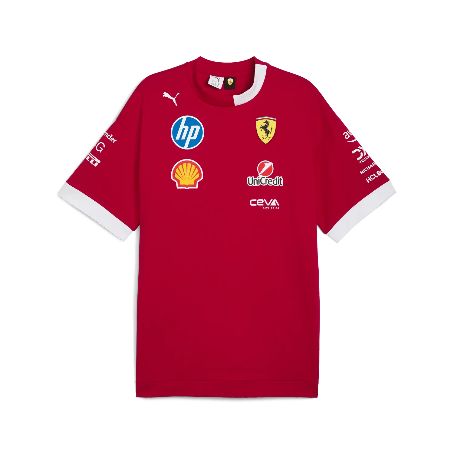 Image of Scuderia Ferrari Drivers Oversized Környakú Póló 🔥