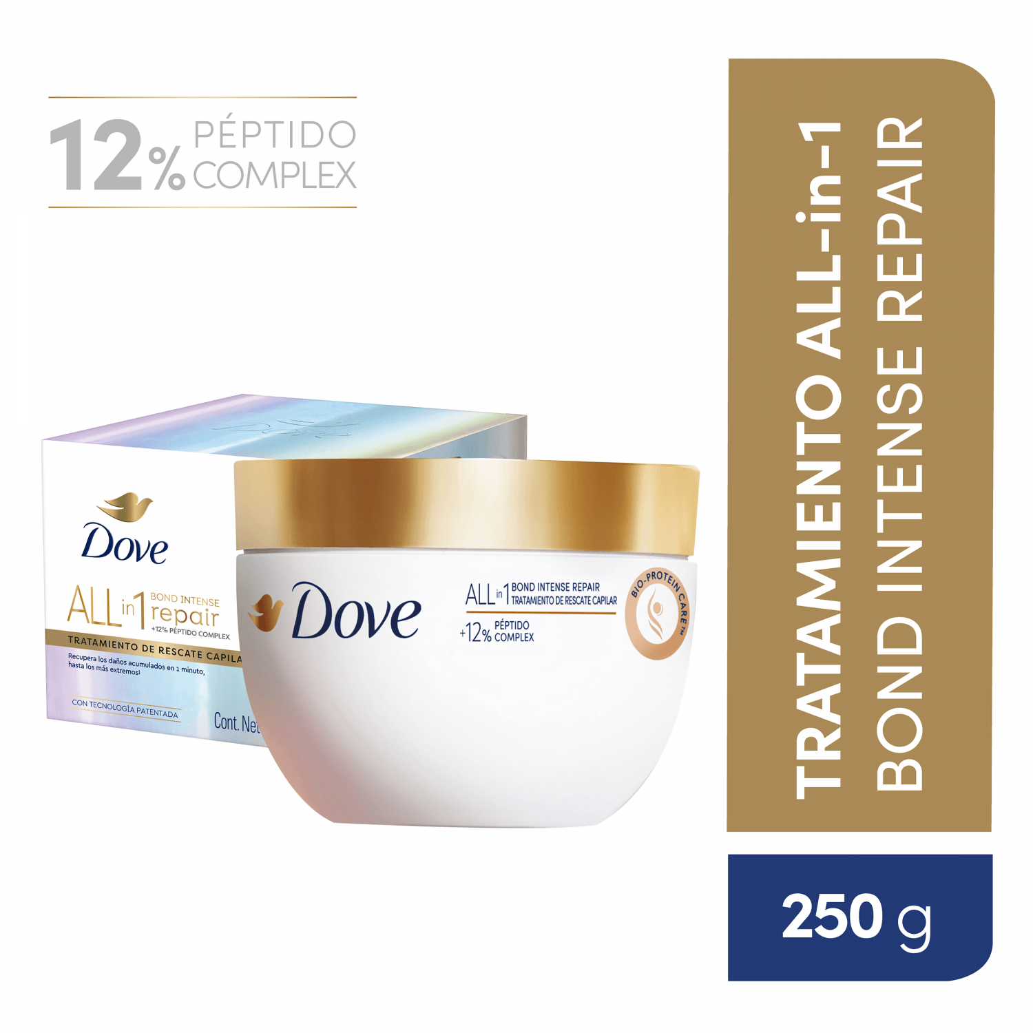 Máscara De Tratamiento Dove Bond Intense Repair 250 G